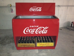 Coca-Cola cooler restoration
